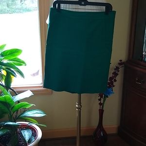 The Limited Green Mini skirt